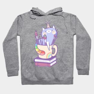 Caticorn Artist Hoodie